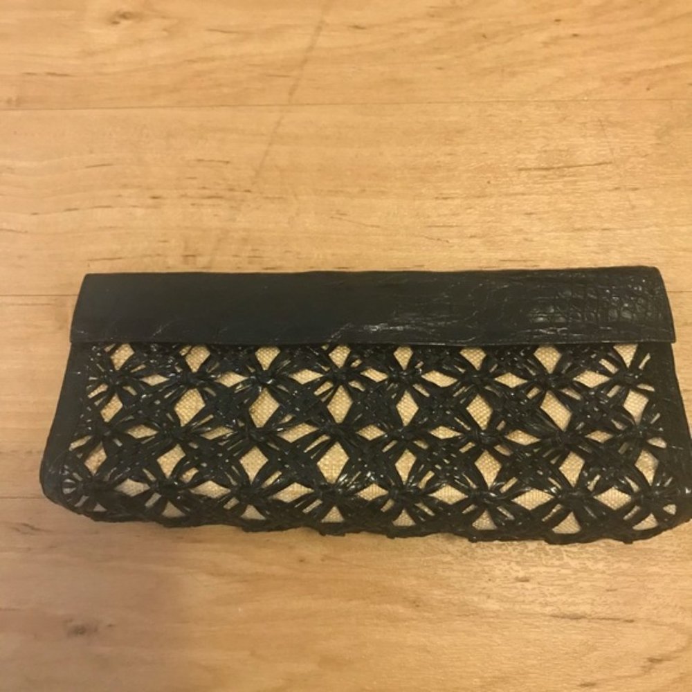 Nancy Gonzalez genuine crocodile clutch purse
